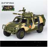 Chariot Rocket Launcher, Missile Car Simulation Alloy Toy Model