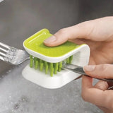 U-shaped Knife and Cutlery Cleaner Brush, Home Kitchen Cleaning Bristle Scrub