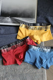 Cotton Low Waist, Tight U Convex Boxer Briefs for Men