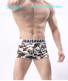 Men's Cotton Arrow Pants, Trendy Printed Arrow Boxers, Sexy Loose Briefs (Pack of 2)