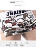 Men's Cotton Arrow Pants, Trendy Printed Arrow Boxers, Sexy Loose Briefs (Pack of 2)