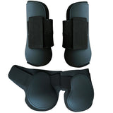 Horse Leg Protectors – PU Shell Jumping Boots for Training & Obstacle Riding