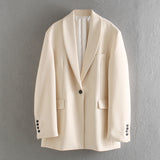 Women’s Oversized Summer Blazer – Premium Loose Casual Jacket