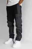 Men's Loose Feet, Large Pocket Stitching Trousers