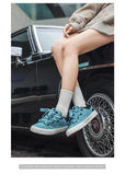 Men & Women’s Synthetic Leather Fashion Sneakers – Skateboard & Sports Shoes