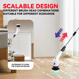 Electric Cleaning Household Multi-functional, 7-in-1 Toilet Bathroom Cleaning Brush