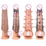 Extended Cover, Barbed Thick Penis Ring