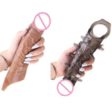 Extended Cover, Barbed Thick Penis Ring