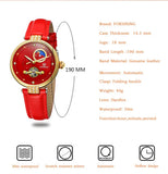 Women's Fashion, Hollowed-out Mechanical Movement Watch