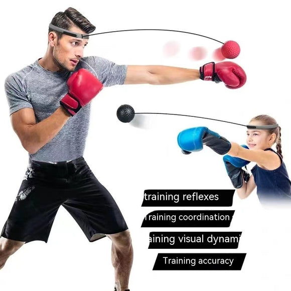 Head Worn Boxing Ball for Stress Reduction, Weight Loss
