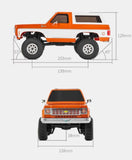 Retro Simulation Pickup RC Toy, Remote-control Automobile Model