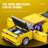 Building Blocks Racing Model Assembled Ornaments, Boys' Gift Toys