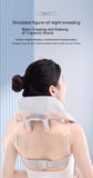 Cervical Oblique Muscle Massager, Shoulder Neck Hot Compressed Rechargeable Massaging Device