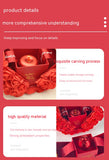 Valentine's Day Gift, Soap Rose Gift Box, Crystal Pendant Necklace Eternal Flower Jewelry Box Set