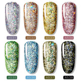 Colorful Diamond Gel Nail Polish
