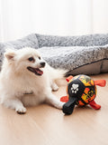 Dog Soccer Balls Toy with Straps, Gift for Pets - Puppy Birthday Interactive Toys