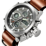 Relogio Masculino Luxury Brand Men's Quartz Hour Analog Digital LED Sports Watch, Army Military Wrist Gear