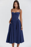 Summer Elegant Low-cut, Slim Backless Sling Dress for Women, Clothing Party Evening, Suspender Dress
