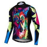 Riding Bicycle Jersey, Long Sleeve Cycling Top