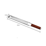 Wooden Handle Stainless Steel Cheese and Chocolate Grater