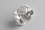 Woven Glossy Wide Face, XX Ring