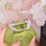 Stainless Steel Breast Ring, Fashionable Wing Breast Nail