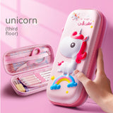 Three-dimensional Pencil Case, Primary School Kindergarten Cartoon Large Capacity Pencil Box