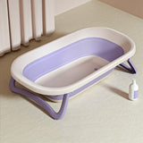 Children's Hair Washing Recliner Bath Bucket, Baby Bath Tub Foldable Tub Supplies