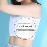 Tomboy Vest, Compression Contrast Plus-size Bra