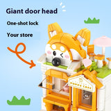 Puzzle Assembled Building Blocks, Festival Gift Decoration