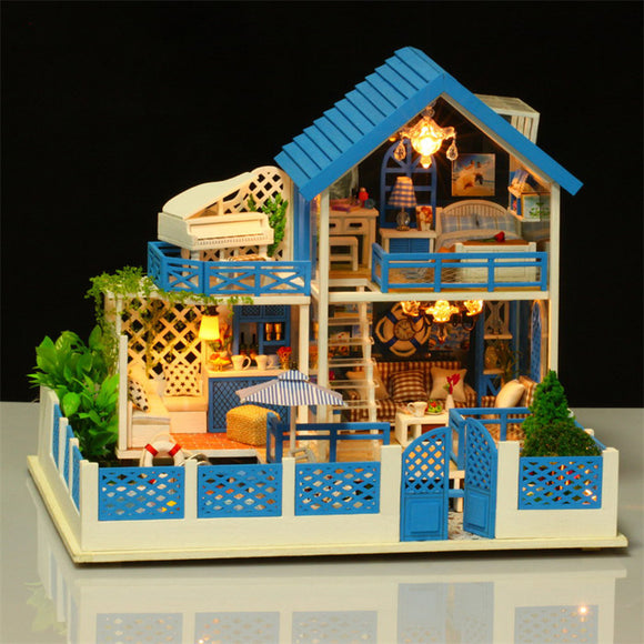 DIY Cabin Handmade Gift House Toy Models