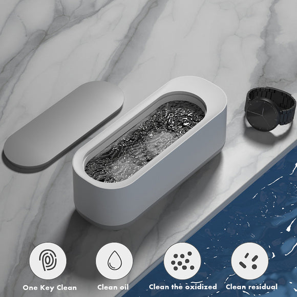 Ultrasonic Cleaning Machine, High Frequency Vibration Jewelry Glasses Watch Ring Dentures Washing Cleaner