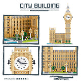 Big Ben Assembled Building Blocks Model, Miniature High-difficulty Small Particle Toy