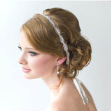 XH86-1 European Luxury Handmade Crystal Chaton Bride Hairband, Wedding Hair Headdress