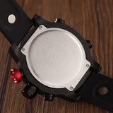 Silicone with Round Large Dial, Men's Watch