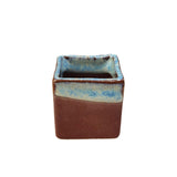 Desktop Decor Accessories, Succulent Flower Empty Square Pot