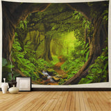 Big Tapestry Beautiful Natural Forest Large Wall Hanging Hippie Bohemian Wall Tapestries Mandala Wall Art Decor