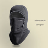 Winter Fleece Hooded Scarf – Windproof, Cold-proof Thermal Face Mask & Outdoor Head Cover