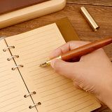 Retro Wooden Fountain Pen for Students & Office – Vintage Calligraphy Writing Gift for Practice and Daily Use