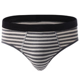 Men's Pure Cotton Mid Rise Triangle Briefs (Pack of 2)