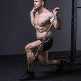 Elastic Resistance Band with Handles – Fitness Training Power Pull Strap