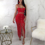 Lace Party Skirt, Tight Fitting Suspender Dress