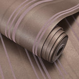 Black and White Vertical Stripe Non-woven Background Wall