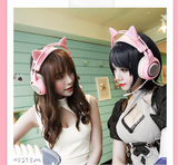G951 Gaming Headset, USB 7.1 Virtual Surround Sound LED Cat Ear Headphones