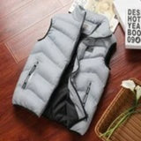Men's Outdoor Wear Vest, Down Cotton Plus Size Jacket
