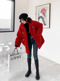 Women’s Thick Warm Lamb Fleece Coat – Stylish Winter Jacket
