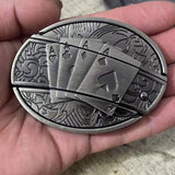 Bullhead Animal Knife, Denim Hip Hop Skateboard, Buckle Belt (Leather Belt not Included)