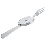 Stainless Steel Pizza Cutter with Knife and Fork