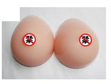 Water droplet type silicone breast form, pseudo-nature dressing postoperative simulation fake breast or fake chest