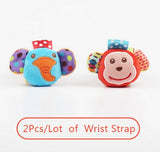 0-12 Months, Soft Animal Rattle, Infant Newborn Plush Sock, Baby Toy Wrist Strap, Baby Foot Socks